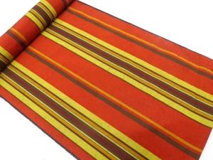 アンティーク　縞模様織り出し　ホームコート地反物